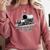 Please Be Patient With Me I'm From The 1900s Oxen And Wagon Premium Comfort Colors Sweatshirt Orchid