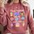 Please Be Patient With Me I'm From The 1900s Retro 90's Comfort Colors Sweatshirt Orchid