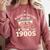 Please Be Patient With Me I'm From The 1900s Retro Cassette Premium Comfort Colors Sweatshirt Orchid