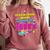 Please Be Patient With Me I'm From The 1900s Retro Vibes Premium Comfort Colors Sweatshirt Orchid