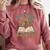 Pregnancy Announcement Book Lover Reveal Pregnant Comfort Colors Sweatshirt Orchid