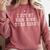 I Put My Book Down To Be Here Comfort Colors Sweatshirt Orchid