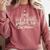I Put My Book Down To Be Here Reader Comfort Colors Sweatshirt Orchid