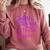 Quietly Thriving In Fictional Realms Book Lovers Comfort Colors Sweatshirt Orchid