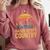 Raised On 90’s Country Horse Retro Nostalgia Western Music Comfort Colors Sweatshirt Orchid