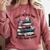 There Is No Such Thing As Too Many Books Lover Women Kids Comfort Colors Sweatshirt Orchid