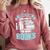 There Is No Such Thing As Too Many Books Shirt Bookish Comfort Colors Sweatshirt Orchid