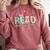 Read Banned Books Christmas Holiday Comfort Colors Sweatshirt Orchid Read Banned Books Christmas Holiday Comfort Colors Sweatshirt Orchid