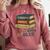 Read Blue Liberty Books July 4th Independence Comfort Colors Sweatshirt Orchid