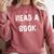 Read A Book Expand Your Mind Comfort Colors Sweatshirt Orchid