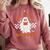 Read More Books Cute Ghost Reading Book Teacher Halloween Comfort Colors Sweatshirt Orchid