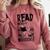 Read More Books Ghost Halloween Reading Teacher Literacy Comfort Colors Sweatshirt Orchid