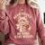 Read Books Be Kind Stay Weird Raccoon Coffee Lover Reading Comfort Colors Sweatshirt Orchid