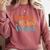 Read Books Be Kind Stay Weird Retro Bookworm Book Lover Comfort Colors Sweatshirt Orchid