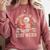 Read Books Be Kind Stay Weird Skeleton Reading Book Comfort Colors Sweatshirt Orchid