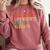 Read Books Lift Weights Fight Fascists Reading Comfort Colors Sweatshirt Orchid