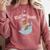 Read More Books Pigeon Book Lover Comfort Colors Sweatshirt Orchid