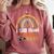 I Still Read Children's Books Rainbow Comfort Colors Sweatshirt Orchid