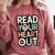 Read Your Heart Out Book Lover Quote Men Women Comfort Colors Sweatshirt Orchid
