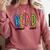 Read Your Heart Read Reading Librarian Book Across America Comfort Colors Sweatshirt Orchid