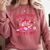 Read Your Heart Out Teacher Valentine Reading Book Lover Comfort Colors Sweatshirt Orchid