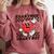 Read Your Heart Out Teacher Valentines Book Lover Comfort Colors Sweatshirt Orchid