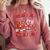 Read Your Heart Out Valentine Reading Book Girl Kid Teacher Comfort Colors Sweatshirt Orchid