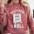 Reader Librarian Library This Is How I Roll Book Cart Meme Comfort Colors Sweatshirt Orchid