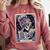 The Reader Tarot Card Women Book Lover Librarian Read Comfort Colors Sweatshirt Orchid