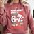 Reading 67 Meme English Teacher Christmas Book Lover Comfort Colors Sweatshirt Orchid
