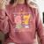 Reading 67 Teacher Six Seven Reading 6 7 Book Lover Comfort Colors Sweatshirt Orchid