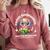 Reading Book Lovers Glasses Cartoon Worm Books Cute Bookworm Comfort Colors Sweatshirt Orchid