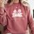 Reading Books Mom Mothers Day Coquette Pink Bow Book Lovers Comfort Colors Sweatshirt Orchid