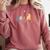 Reading Cat Heartbeat Book & Cat Lover Comfort Colors Sweatshirt Orchid