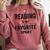 Reading Is My Favorite Sport Book Lover Quote Comfort Colors Sweatshirt Orchid Reading Is My Favorite Sport Book Lover Quote Comfort Colors Sweatshirt Orchid