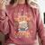 Reading Fiction Always A Good Time Book Reading Bookworm Comfort Colors Sweatshirt Orchid