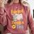 Reading Hobby Bookshelves Library Fueled By Books And Tea Comfort Colors Sweatshirt Orchid