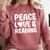 Reading I Love Books And Reading Comfort Colors Sweatshirt Orchid