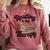 Reading Is My Therapy Book Lover Bookworm Comfort Colors Sweatshirt Orchid
