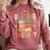Reading Is My Therapy Book Lover Comfort Colors Sweatshirt Orchid
