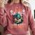 Reading Readers I Read Send Books Dragon Bookworm Tee Comfort Colors Sweatshirt Orchid