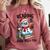 Reading Is Snow Much Fun Christmas Bookworm Snowman Reading Comfort Colors Sweatshirt Orchid