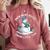 Reading Snowman So Many Books Christmas Books Readers Comfort Colors Sweatshirt Orchid