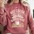 Reading All Winter Cozy Book Lover And Literary Escape Comfort Colors Sweatshirt Orchid