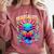 Readsalotl Axolotl Book Lovers Axolotls Comfort Colors Sweatshirt Orchid