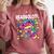 Readsolotl Cute Axolotl Book Lover Reading Women Girls Comfort Colors Sweatshirt Orchid
