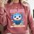 Readsolotl Kawaii Axolotl Book Lover Reading Comfort Colors Sweatshirt Orchid