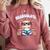 Readsolotl Pink Kawaii Axolotl Read Book Lover Reading Comfort Colors Sweatshirt Orchid