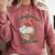 All I Really Need Are Books And Cats Book Lover Tee Comfort Colors Sweatshirt Orchid