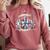 There’s No Such Thing As Too Many Books Comfort Colors Sweatshirt Orchid